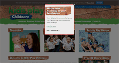 Desktop Screenshot of kidsplaychildcare.co.uk