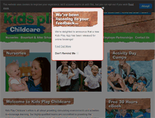 Tablet Screenshot of kidsplaychildcare.co.uk